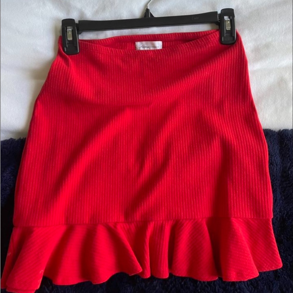 lovers and friends red flare skirt